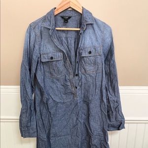 J. Crew Chambray Dress - XS